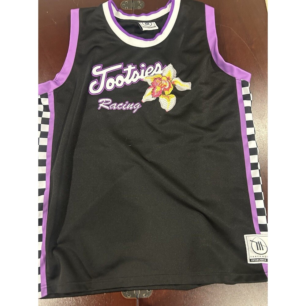 Trackhouse Tootsies Racing #99 Black Purple Sleeveless Jersey Men’s 2XL